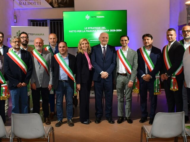 La Pianura reggiana fa sistema: firmato il documento programmatico in 5 strategie